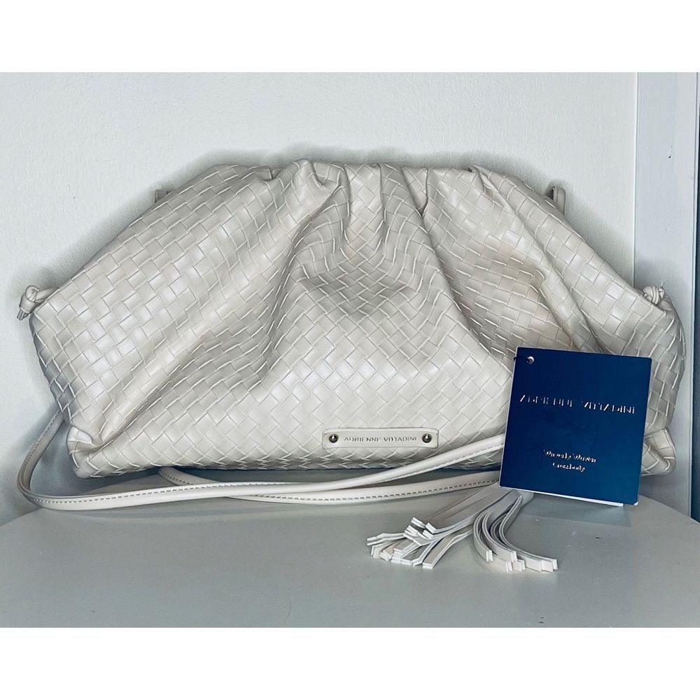 Adrienne vittadini Waverly Woven Crossbody NWT retails $190